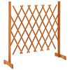 vidaXL Vrtna mrežasta ograja oranžna 120x90 cm les jelke