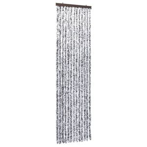 vidaXL Zavesa proti mrčesu iz &scaron;enilje 56x185 cm rjava in bež
