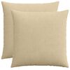 vidaXL Prevleka za blazino 2 pcs HEERLEN Zelena siva 55 x 55 cm