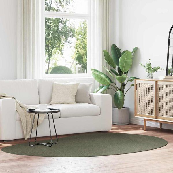 vidaXL Preproge za povr&scaron;ine HUARTE Gozdno zelena 160 x 230 cm