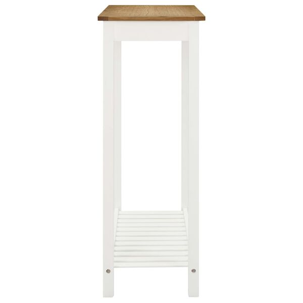 vidaXL Barska miza 100x40x110 cm trdna hrastovina