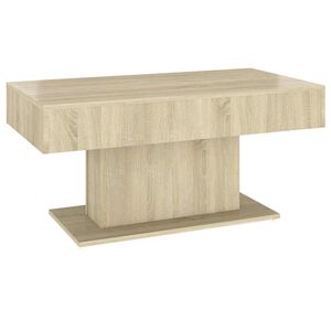 vidaXL Klubska mizica sonoma hrast 96x50x45 cm iverna plo&scaron;ča