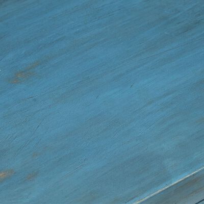 vidaXL Nočna omarica iz trdnega mangovega lesa 40x30x50 cm modra