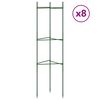 vidaXL Mreža za paradižnik 8 kosov 116 cm jeklo PP