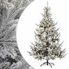 vidaXL Umetno Zložljivo Božično Drevo 120 cm 150 LED Toplo bela