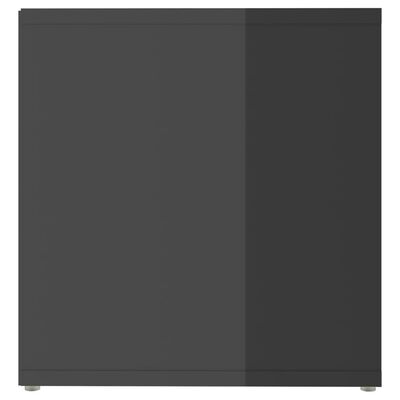 vidaXL TV omarice 2 kosa visok sijaj sive 72x35x36,5 cm iverna plošča