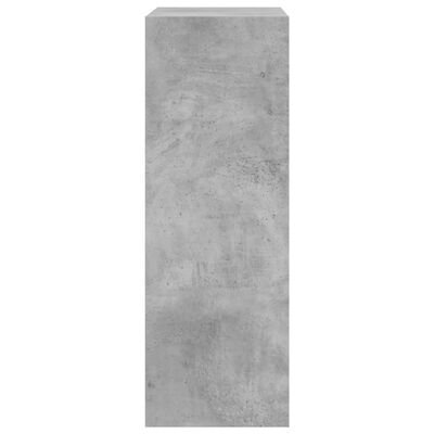 vidaXL Omarica za čevlje betonsko siva 60x34x96,5 cm inženirski les