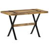 vidaXL Jedilna miza 120x60x76 cm robusten mangov les