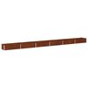 vidaXL Povi&scaron;ana vrtna gredica Rjav 480 x 40 x 24 cm corton