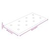 vidaXL Stenski paneli 12 kosov krem 60x30 cm umetno usnje 2,16 m²