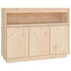 vidaXL Komoda 104,5x34x80 cm trdna borovina