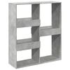 vidaXL Pregrada za prostor betonsko siva 100x33x115 cm inženirski les