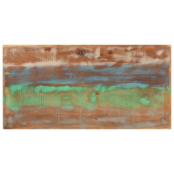 vidaXL Barska miza 110x55x107 cm trden akacijev les in železo