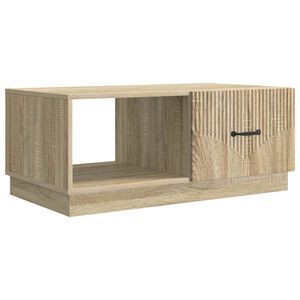 vidaXL Klubska miza Sonoma hrast 90 x 50 x 37 cm Inženirski les