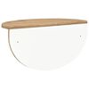 vidaXL Stenska polica Umetni hrast 48 x 24 x 24 cm Konstruiran les