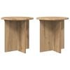 vidaXL Stojalo za rastline 2 kos Artisan hrast 40 x 40 x 40 cm