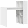 vidaXL Miza Bela Inženirski les 108 x 55 x 103.5 cm