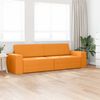 vidaXL Sofa postelja 200cm Temno rumena blago