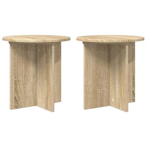 vidaXL Stojalo za rastline 2 pcs Sonoma hrast 40 x 40 x 40 cm