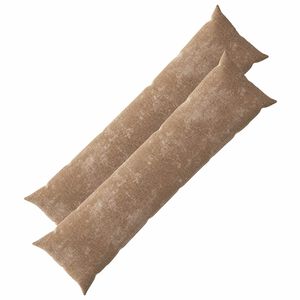 vidaXL Prevleka za blazino 2 kos HEERLEN Rjava 40 x 145 cm
