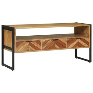 vidaXL TV omarica Rjava 100 x 35 x 50 cm Masiven les akacije
