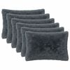 vidaXL Prevleka za blazino 6 pcs HEERLEN Antracit 40 x 60 cm PV flis