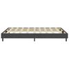 vidaXL Posteljni okvir boxspring sivo blago 140x200 cm