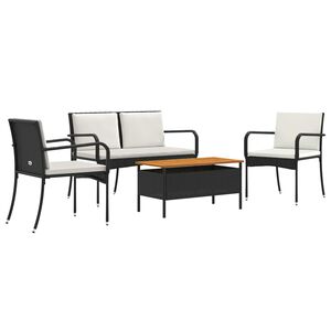 vidaXL Vrtni set z blazino jeklo