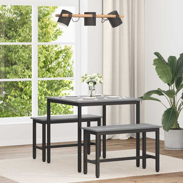 vidaXL Jedilne mize KOVINA