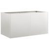 vidaXL Sadilnik 80x40x40 cm iz nerjavečega jekla