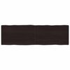 vidaXL Mizna plo&scaron;ča te. rjava 200x60x(2-6)cm obdelana trdna hrastovina