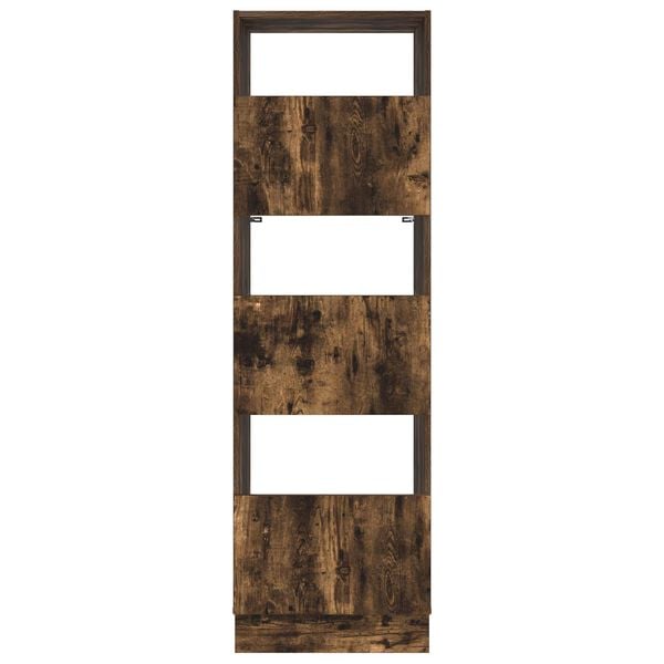 vidaXL Omara za perilo Dimljeni oreh 50 x 68 x 162 cm Konstruiran les