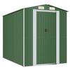 vidaXL Vrtna lopa zelena 192x274x223 cm pocinkano jeklo