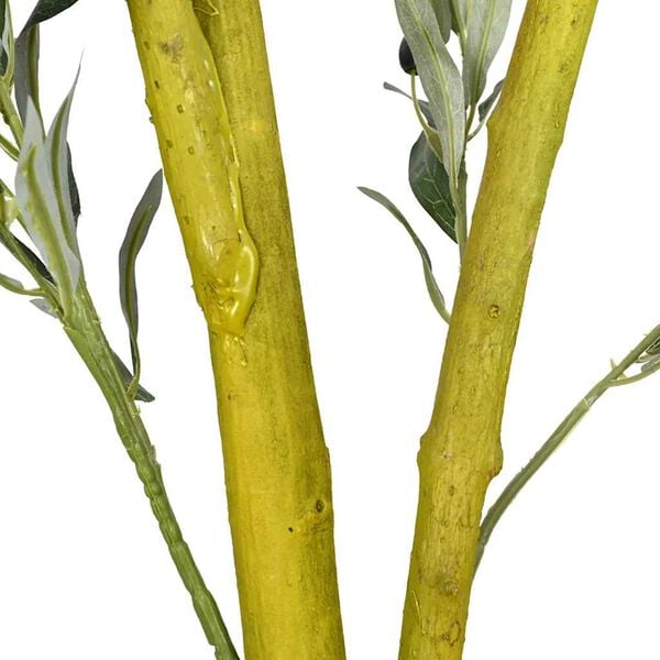 vidaXL Umetno oljčno drevo 1000 listov 300 cm zelena