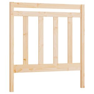 vidaXL Posteljno vzglavje 95x4x100 cm trdna borovina