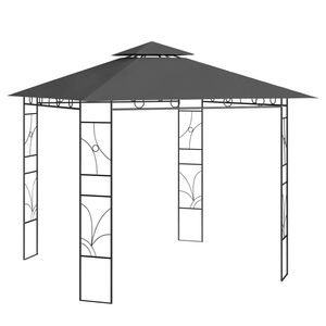 vidaXL Paviljon 3x3x2,7 m antraciten 160 g/m&sup2;