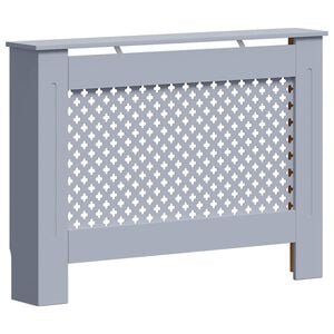 vidaXL Pokrov za radiator antraciten 112x19x81,5 cm mediapan