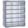 vidaXL Organizator z 18 predali 38x16x47 cm