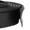vidaXL Tesnilo garažnih vrat Črna 52 x 2 mm 2,5 m PVC