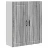 vidaXL Omarica na steni PORTO Siva Sonoma 80 x 31 x 100 cm