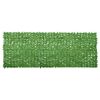 vidaXL Balkonsko platno z zelenim listjem 400x150 cm