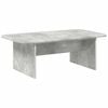 vidaXL Klubska miza Betonsko siva 93 x 53 x 33 cm Inženirski les
