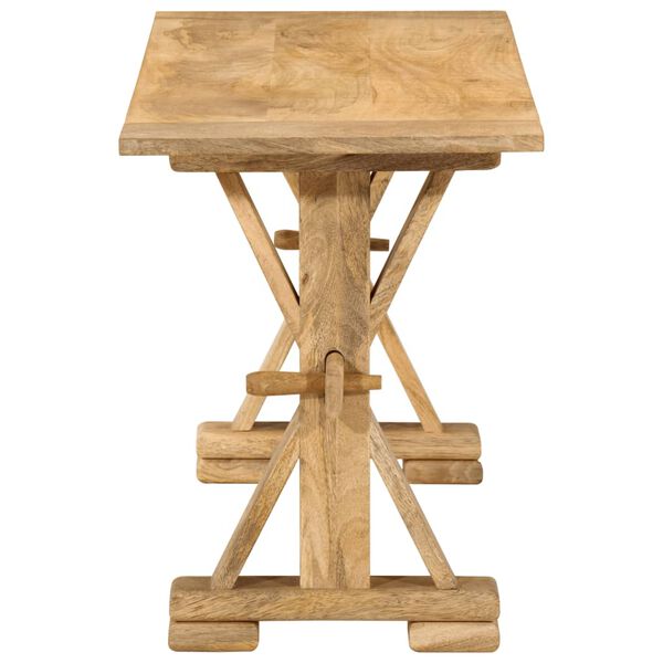 vidaXL Klop 110x35x45 cm trden mangov les