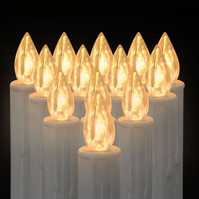 vidaXL Brezžične LED svečke z daljinskim upravljalnikom 10 kosov bele