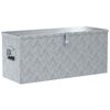 vidaXL Aluminijasta &scaron;katla 90,5x35x40 cm srebrna
