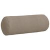 vidaXL Blazine 2 pcs Taupe Ø 25 x 70 cm Mikrofiber tkanina
