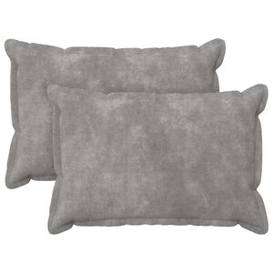 vidaXL Prevleka za blazino 2 pcs HOUTEN Svetlo siva 30 x 50 cm