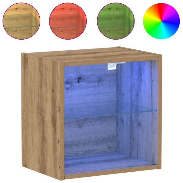 vidaXL Ležeča polica 2 pcs Rjava 40 x 28,5 x 40 cm Konstruiran les