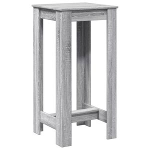 vidaXL Barska miza siva sonoma 51x50x103,5 cm inženirski les