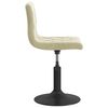 vidaXL Barski stolček krem žamet